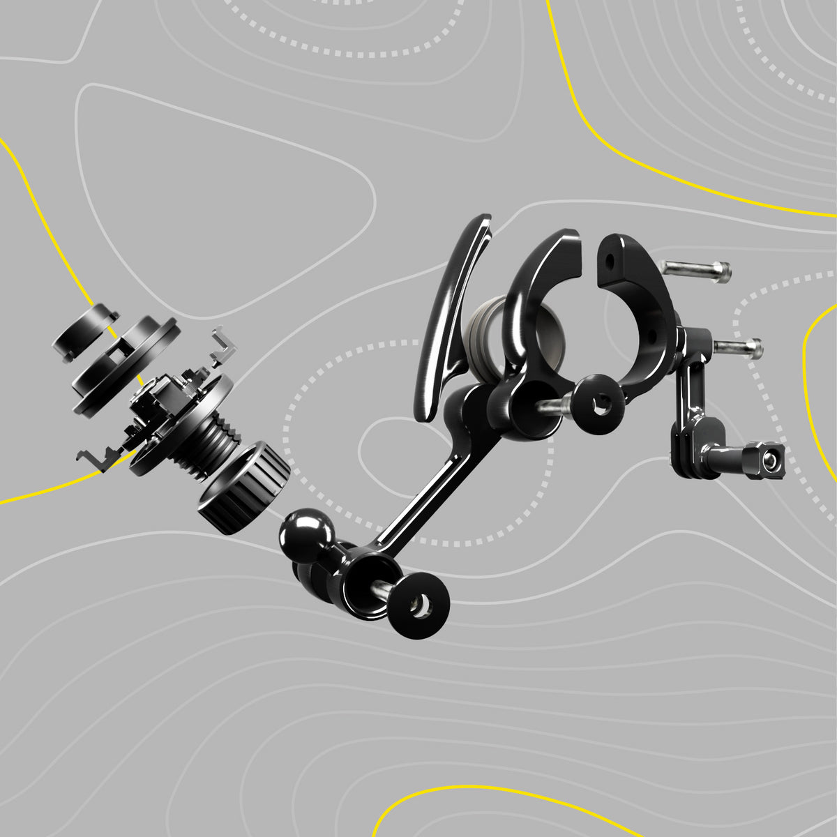 Smartphonehalterung Lock Pro für Motorräder