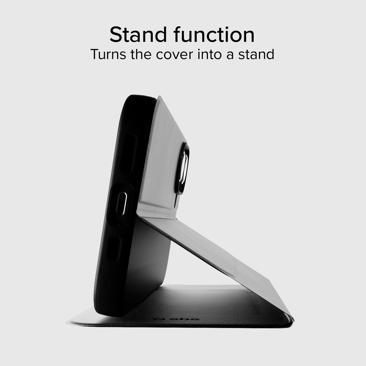 Klapphülle mit Ständer und Soft-Touch-Oberfläche für das iPhone 16