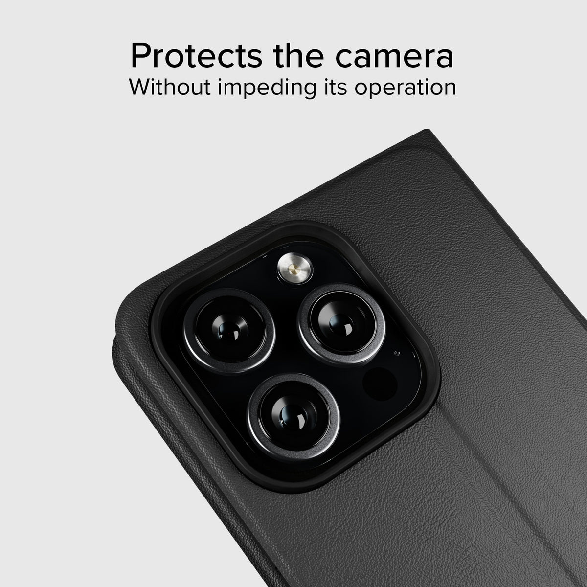 Étui portefeuille avec support pour iPhone 16 Pro Max