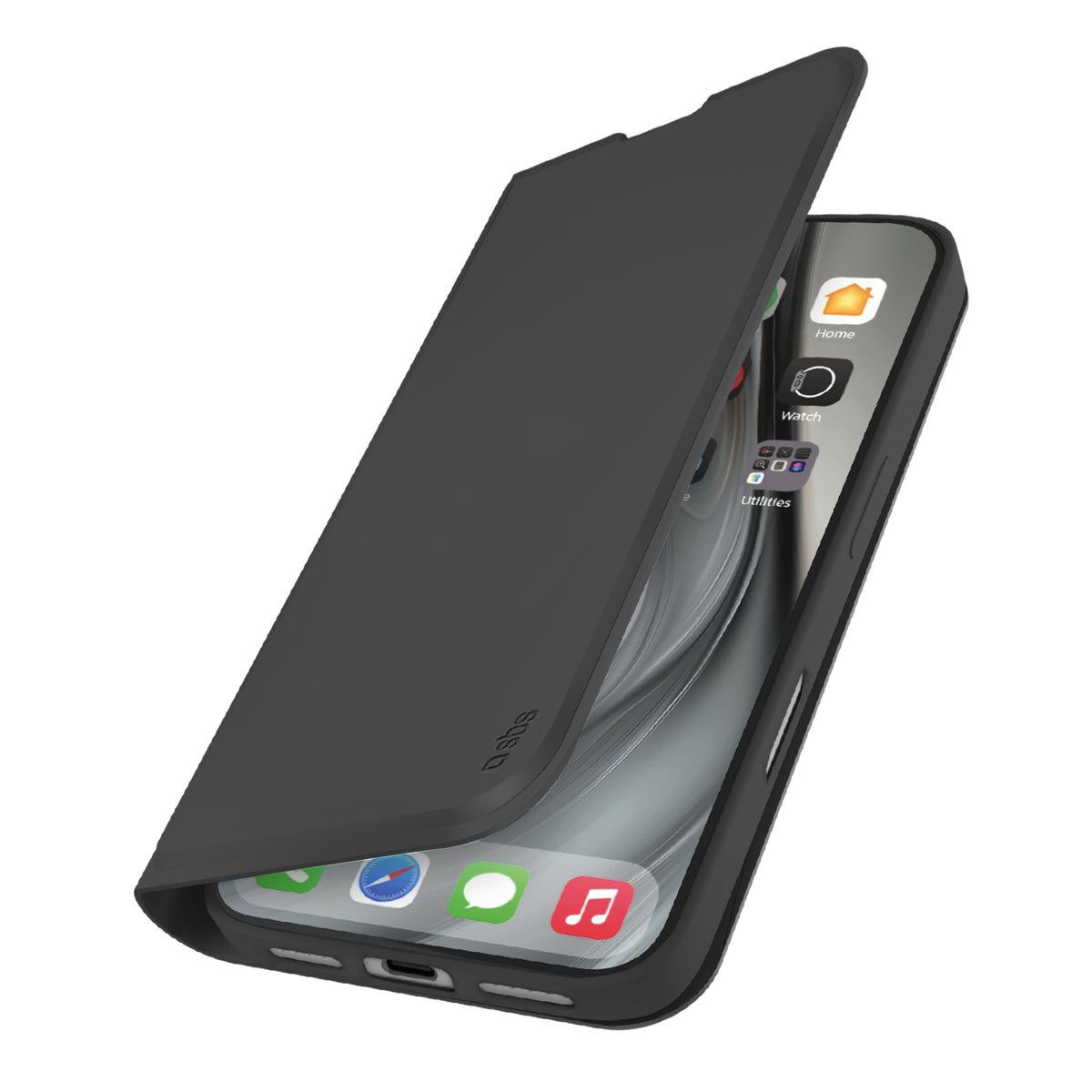 Book-style case with stand support for iPhone 17 Pro Max