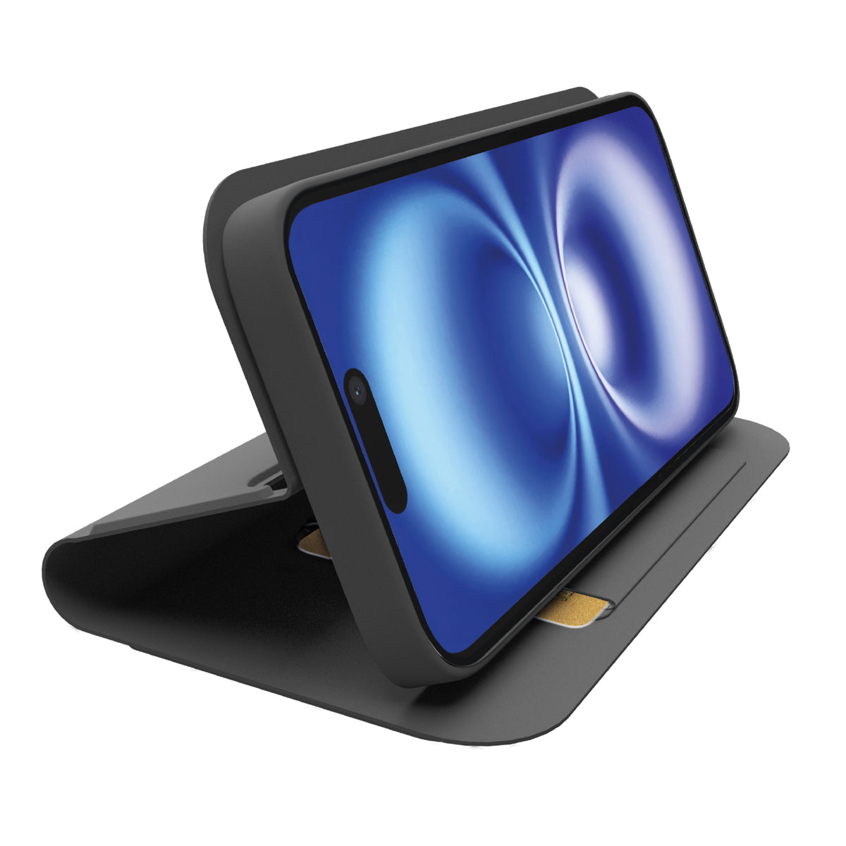 Book-style case with stand support and MagSafe compatibility for iPhone 16e