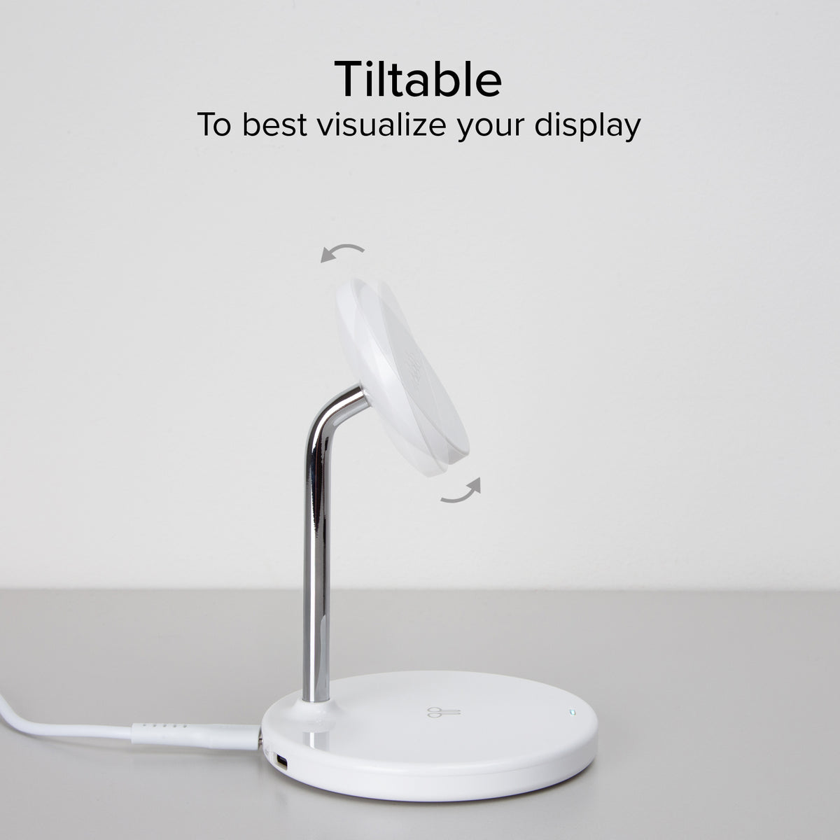 Vertikale kabellose 2-in-1-Ladestation für iPhone, Android-Handys, AirPods, TWS-Ohrhörer