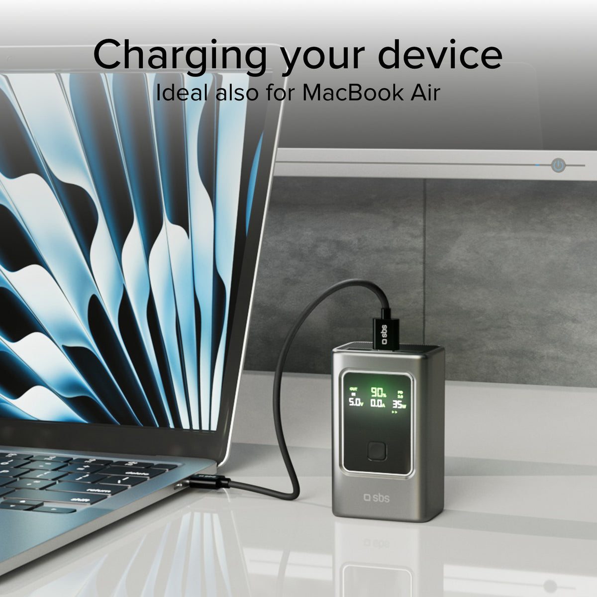 10,000 mAh LCD Power Bank with 35 W PD