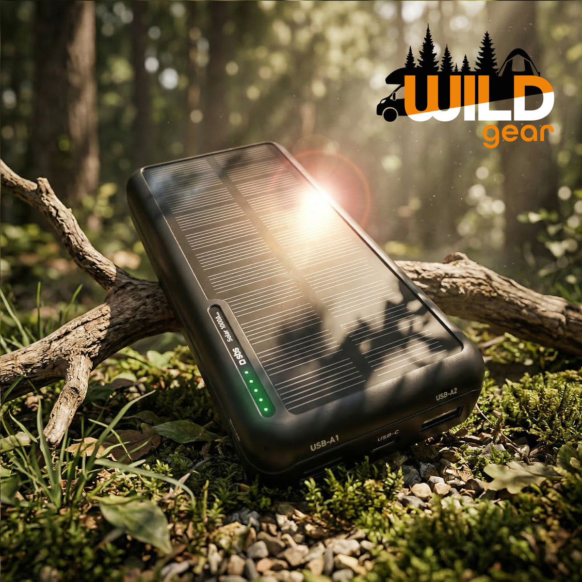 Solar Powerbank 10.000 mAh