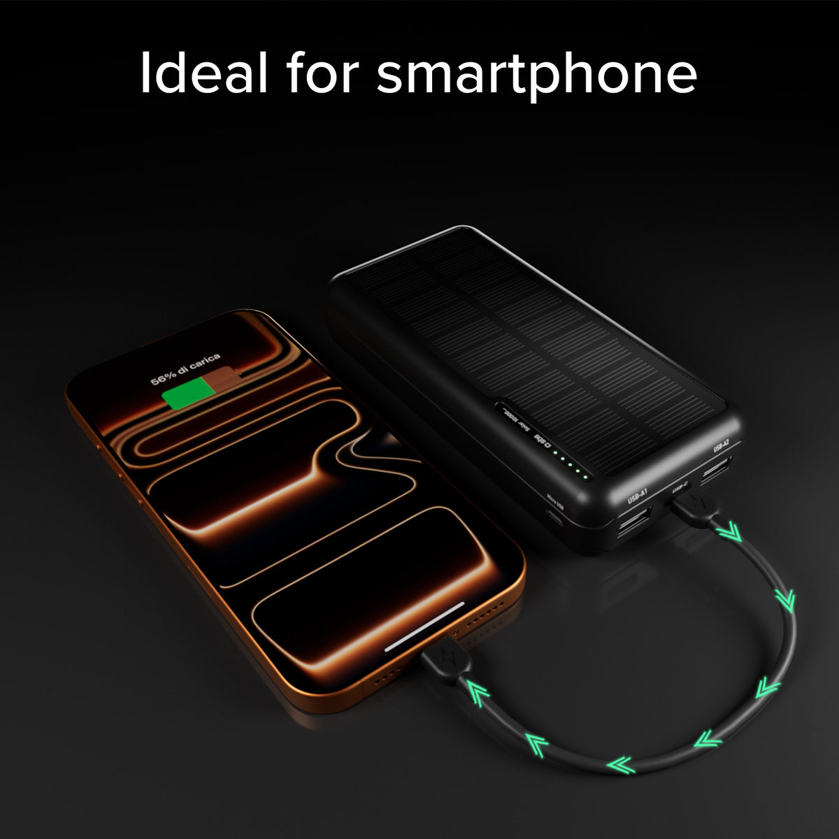 Solar Powerbank 10.000 mAh