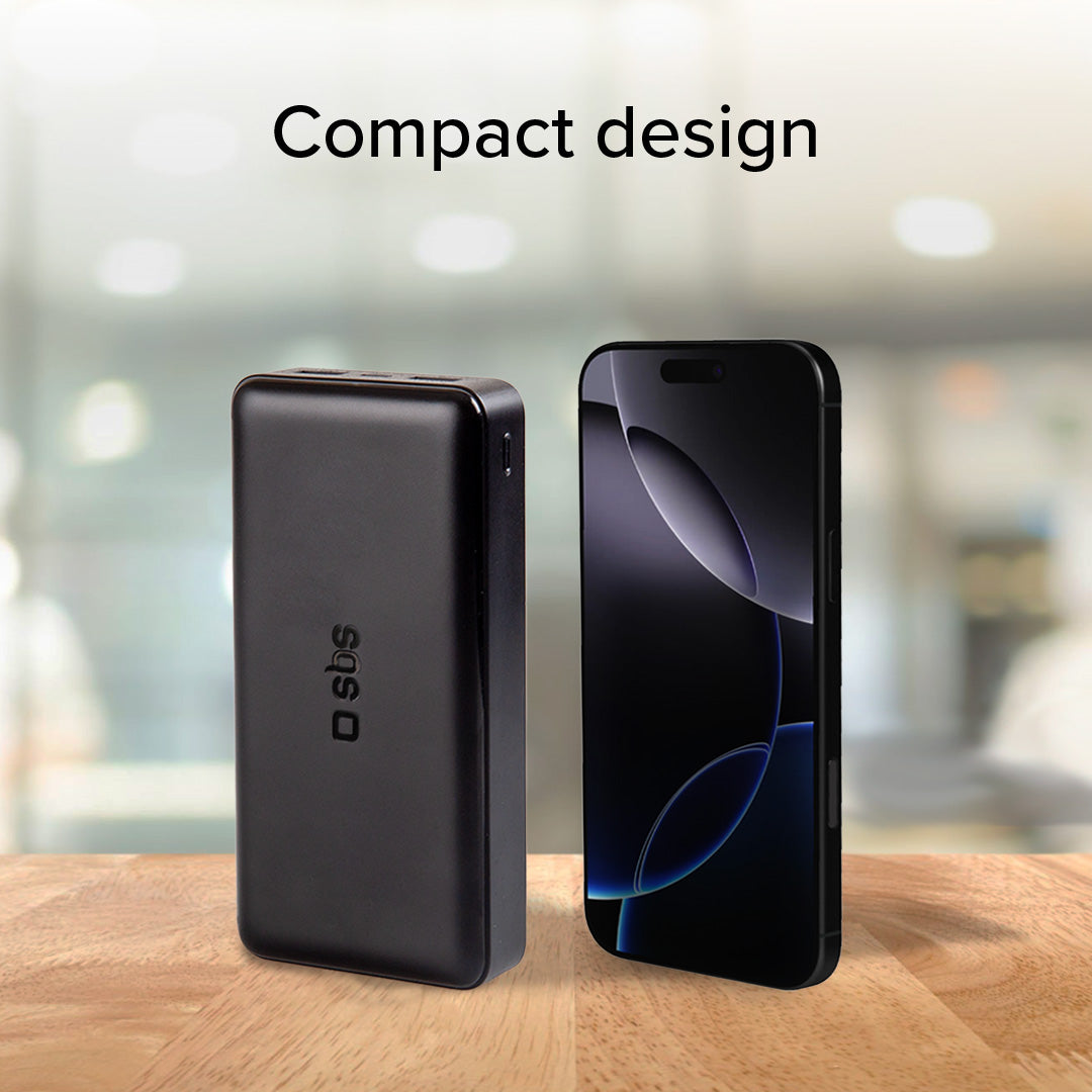 Powerbank fast charge mit 20.000 mAh und 2 USB