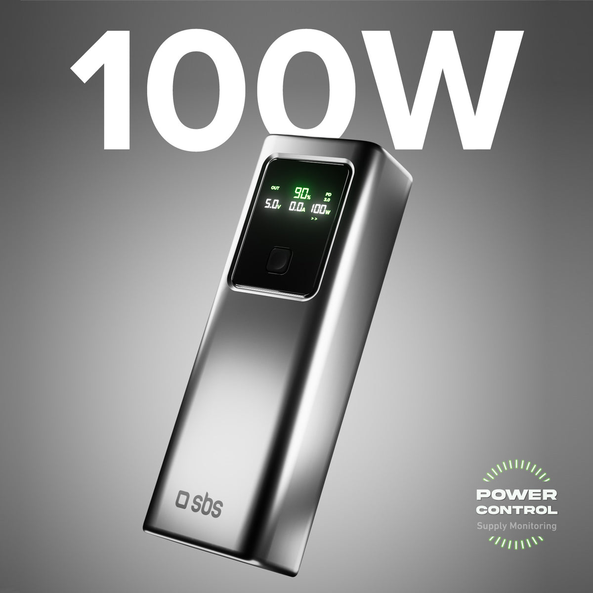 LCD-Powerbank 20.000 mAh mit PD 100 W
