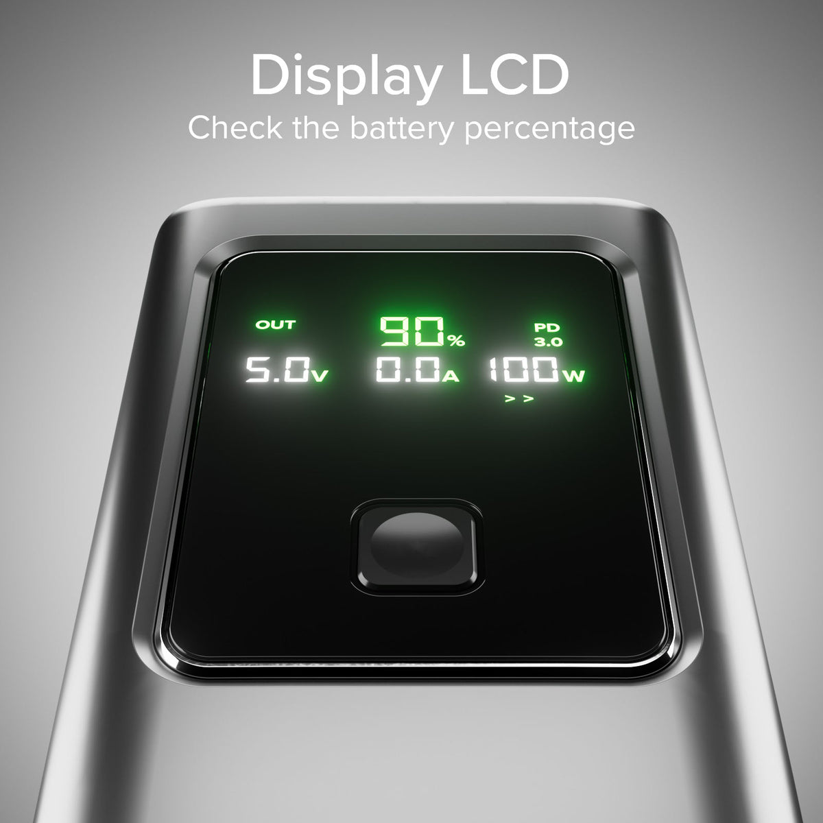 LCD-Powerbank 20.000 mAh mit PD 100 W