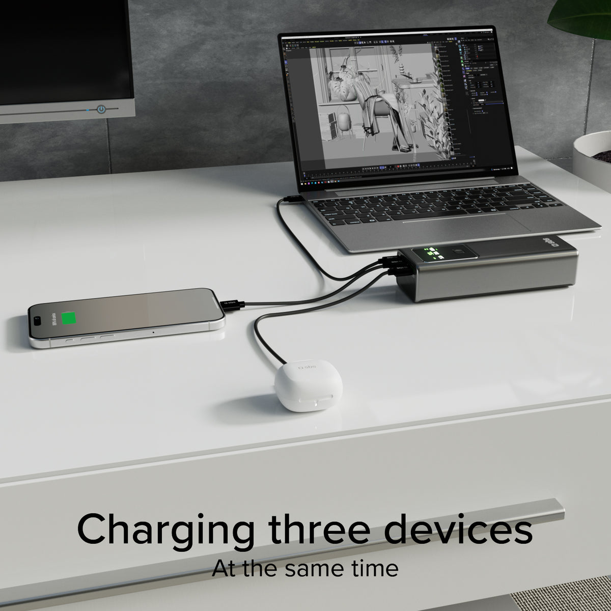 LCD-Powerbank 20.000 mAh mit PD 100 W