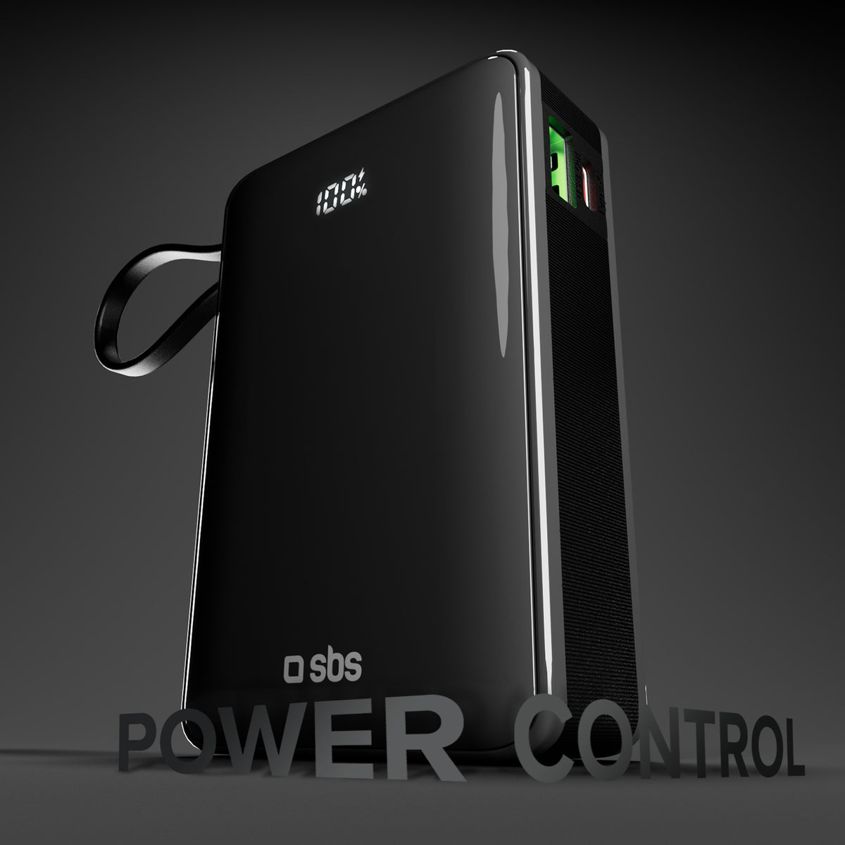 20.000 mAh-Powerbank mit integriertem USB-C-Kabel, 1 USB-C Power Delivery-Ausgang 20 W und USB-A Fast Charge 22.5 W