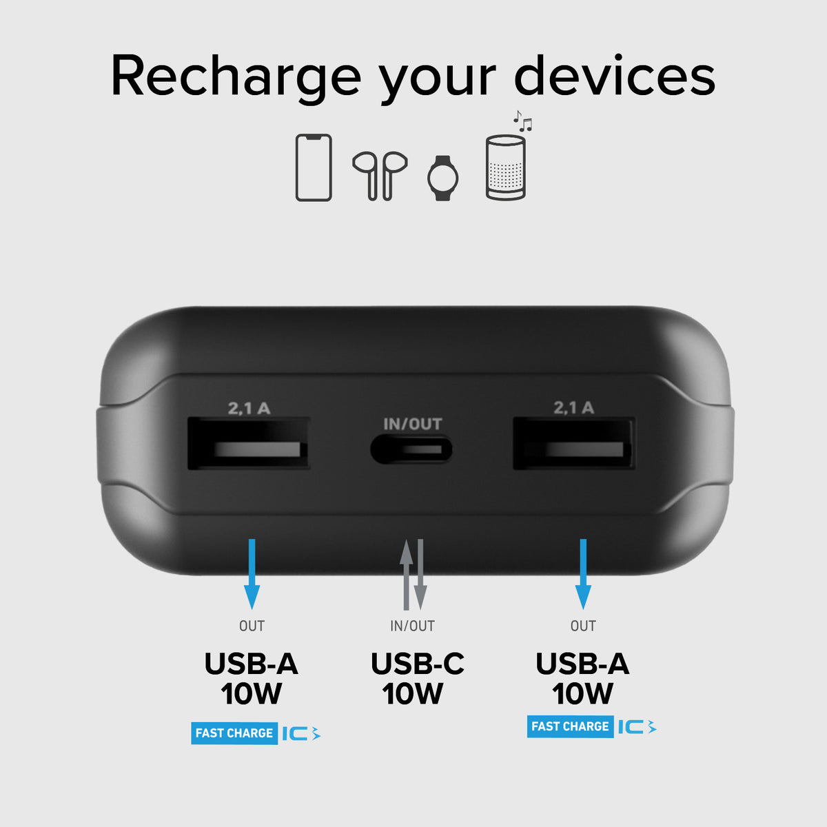 Solar Powerbank 20.000 mAh