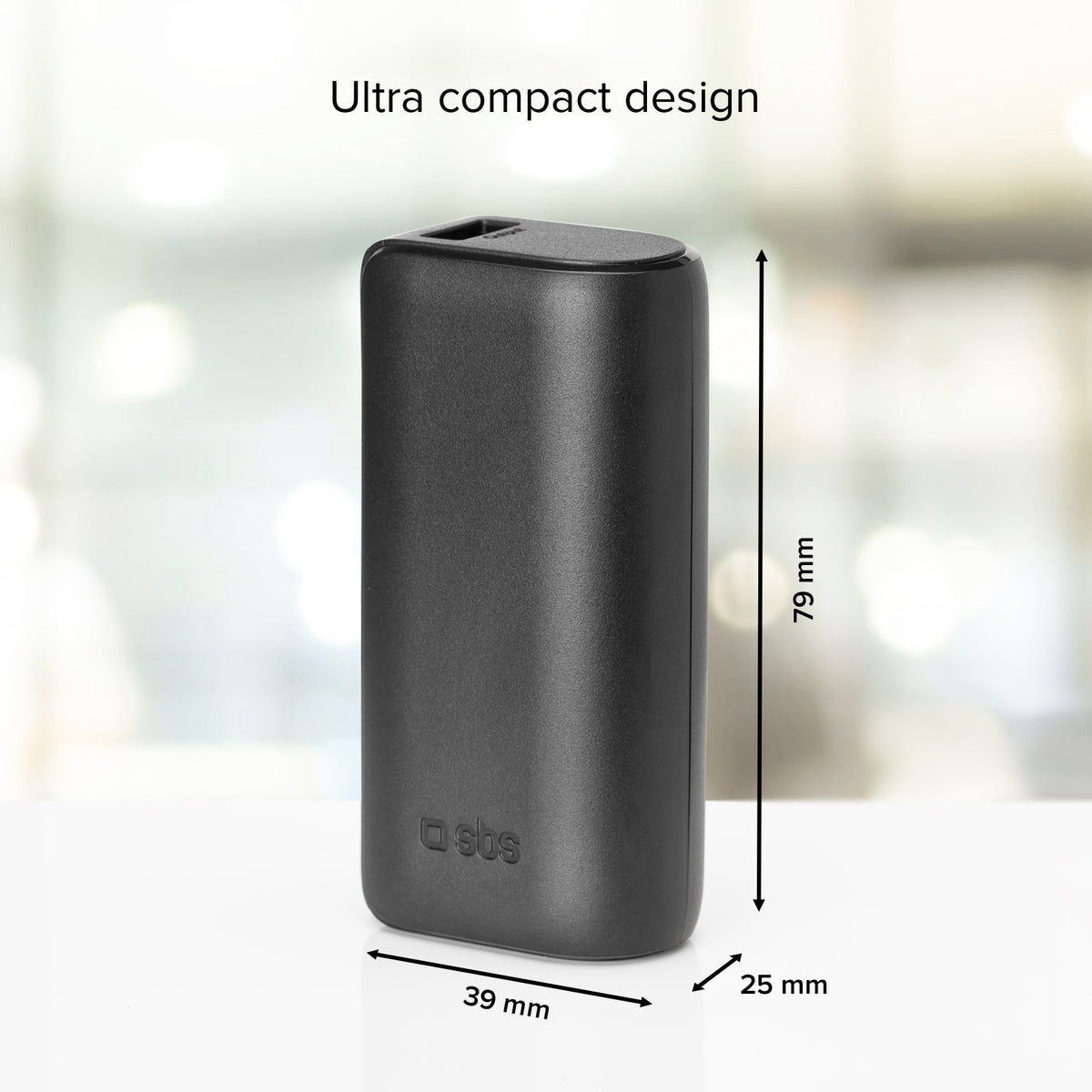 Ultrakompakte Powerbank mit 5000 mAh