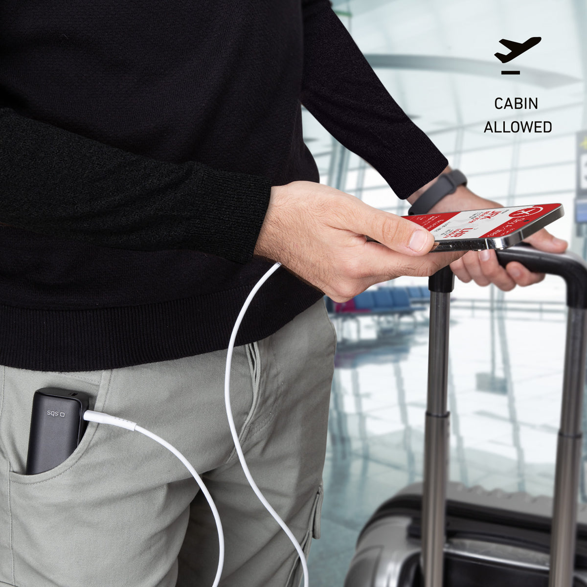Ultrakompakte Powerbank mit 5000 mAh