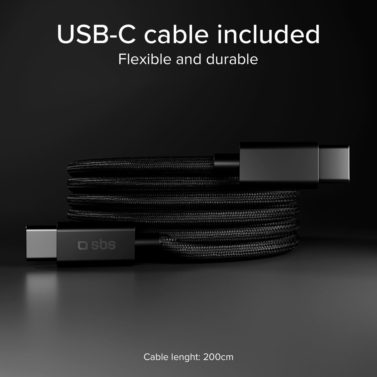  Kit charge 45W PD avec câble USB‑C 2 m