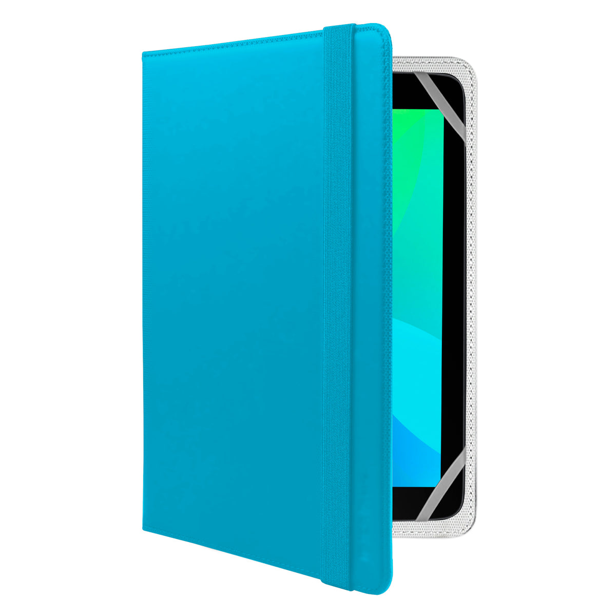 Klapphülle in universellem Hochformat mit Aufstellfunktion für Tablet bis zu 8''