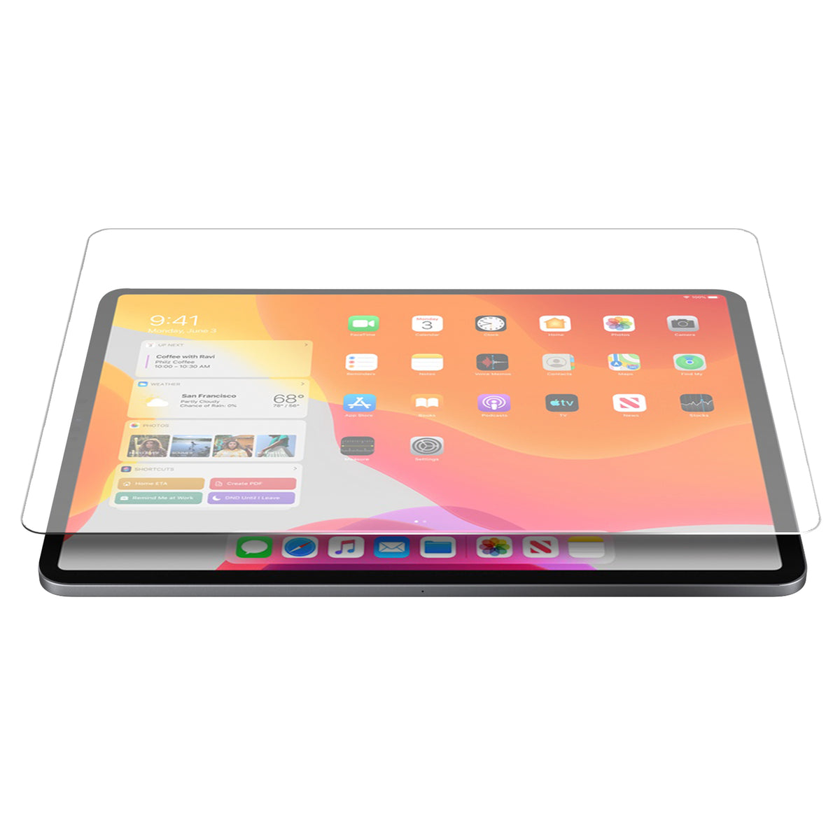 Glas-Displayschutz für iPad Pro 11” 2018/2020/2021/Air 10.9" 2020/Air 2022