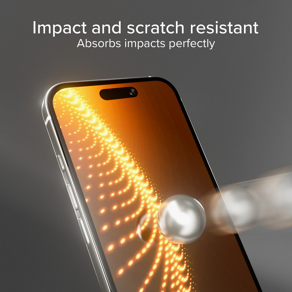 Ultra-widerstandsfähiges Schutzglas für iPhone 17 mit D3O-Technologie und Applikator