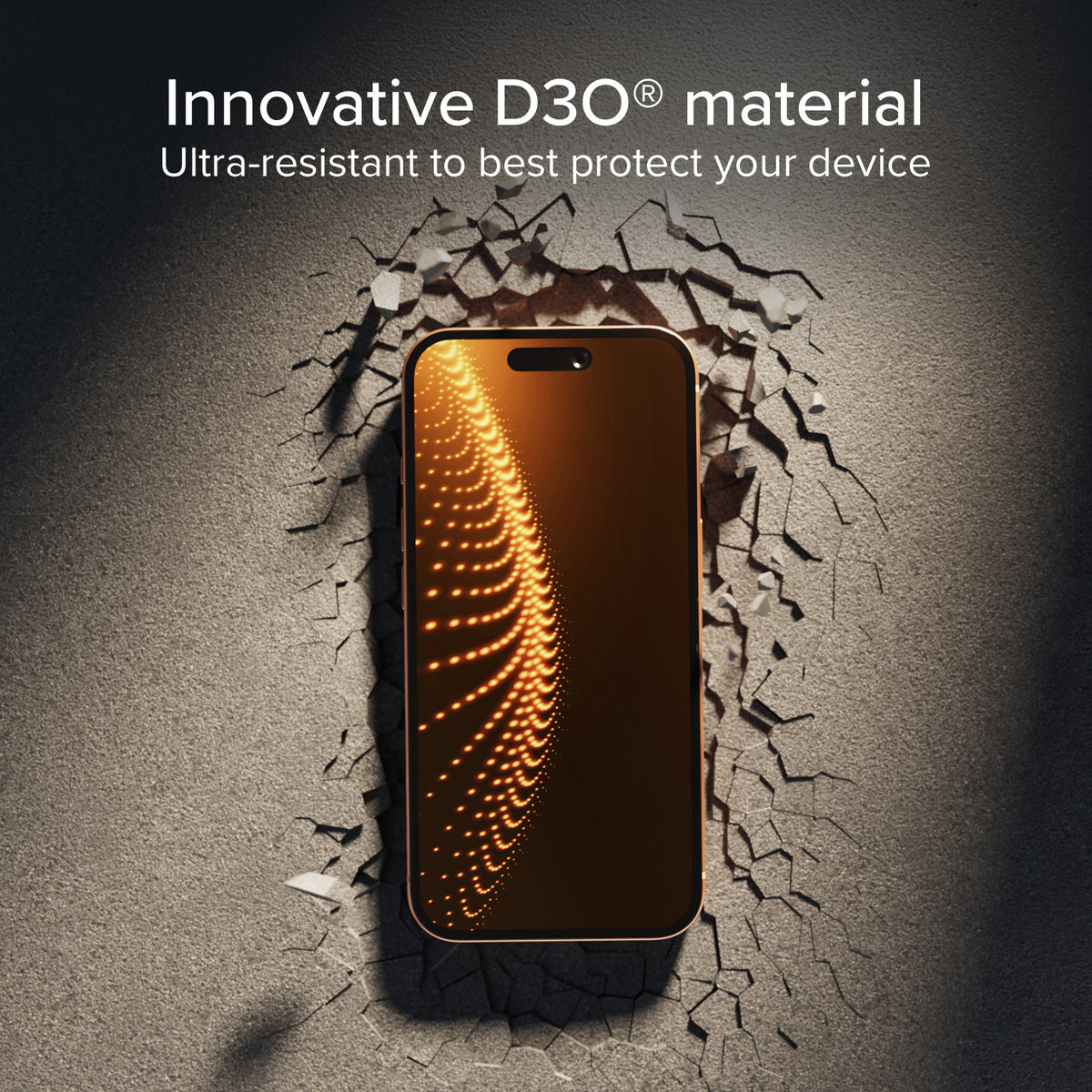 Ultra-widerstandsfähiges Schutzglas für iPhone 17 mit D3O-Technologie und Applikator