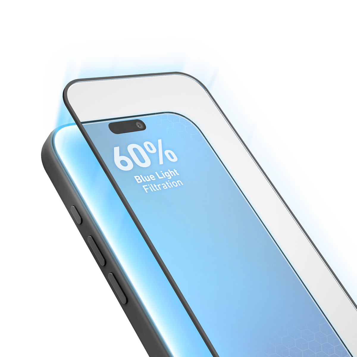 Full Cover Schutzglas Anti-Blaulicht mit Eyesafe® CPF60 Technologie für iPhone 18 Pro/17 Pro/16 Pro