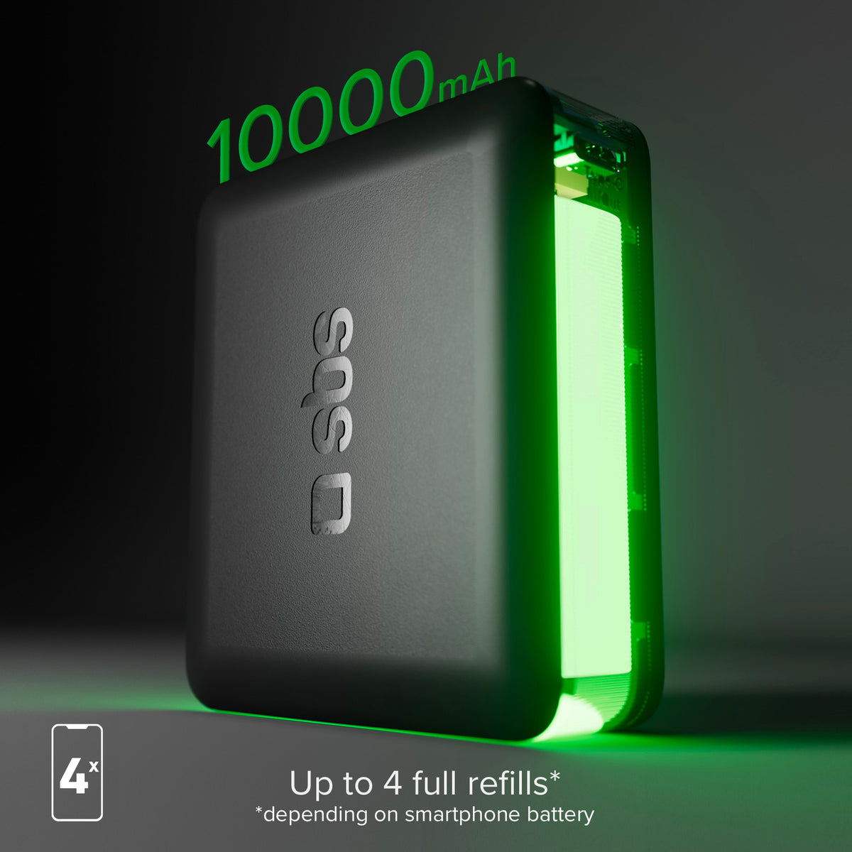 Powerbank mit 10&nbsp;000&nbsp;mAh mit Power-Delivery-Technologie