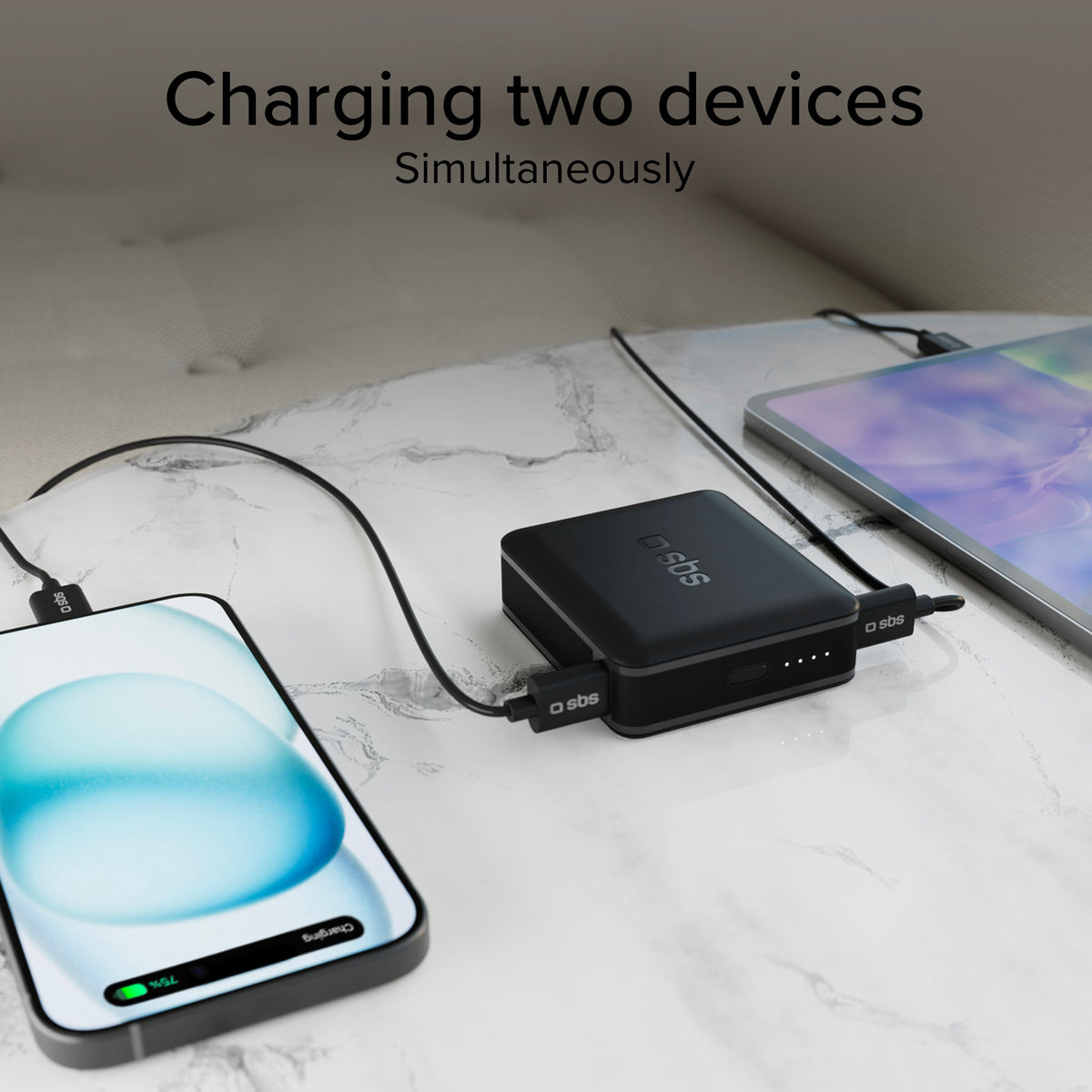 Powerbank mit 10&nbsp;000&nbsp;mAh mit Power-Delivery-Technologie