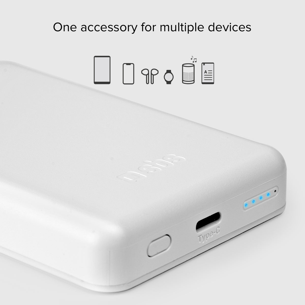 5000 mAh kabellose magnetische Powerbank