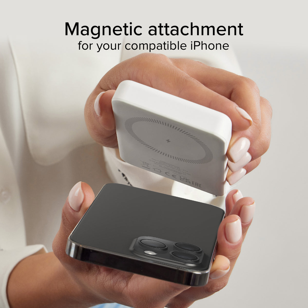 5000 mAh kabellose magnetische Powerbank