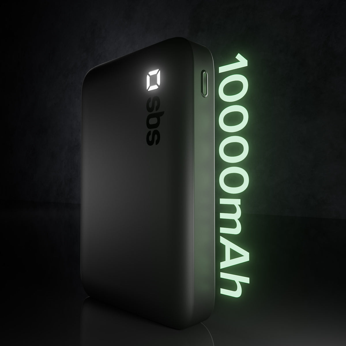 Power Bank 10000mAh High Density – Compatto con porte USB-C e USB-A