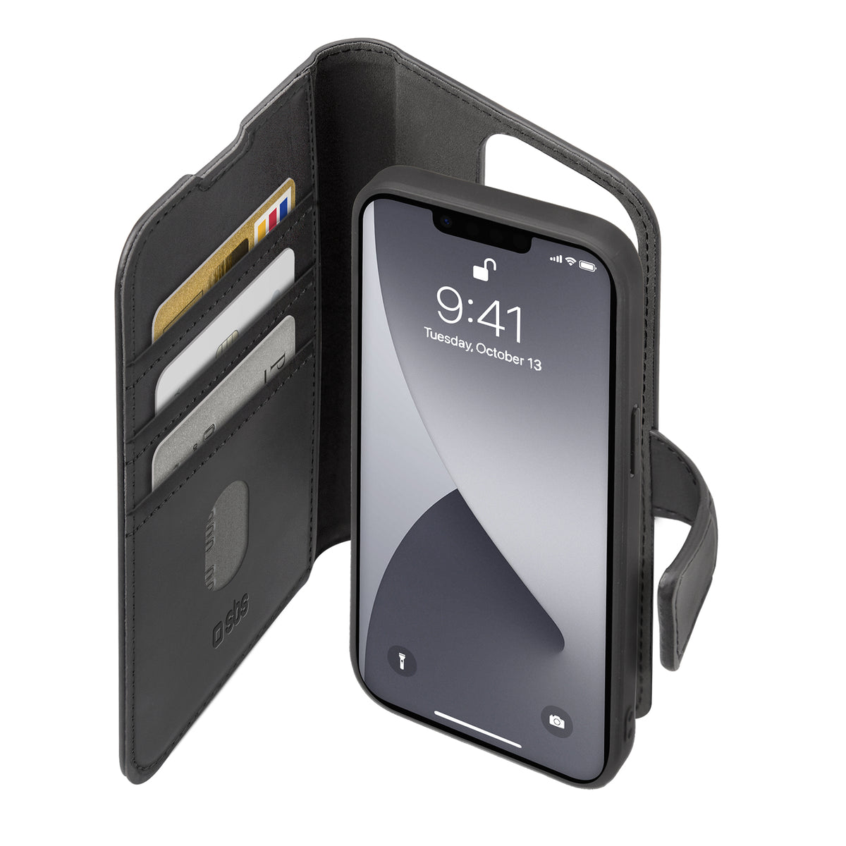 Book case with removable cover for iPhone 13 Pro 