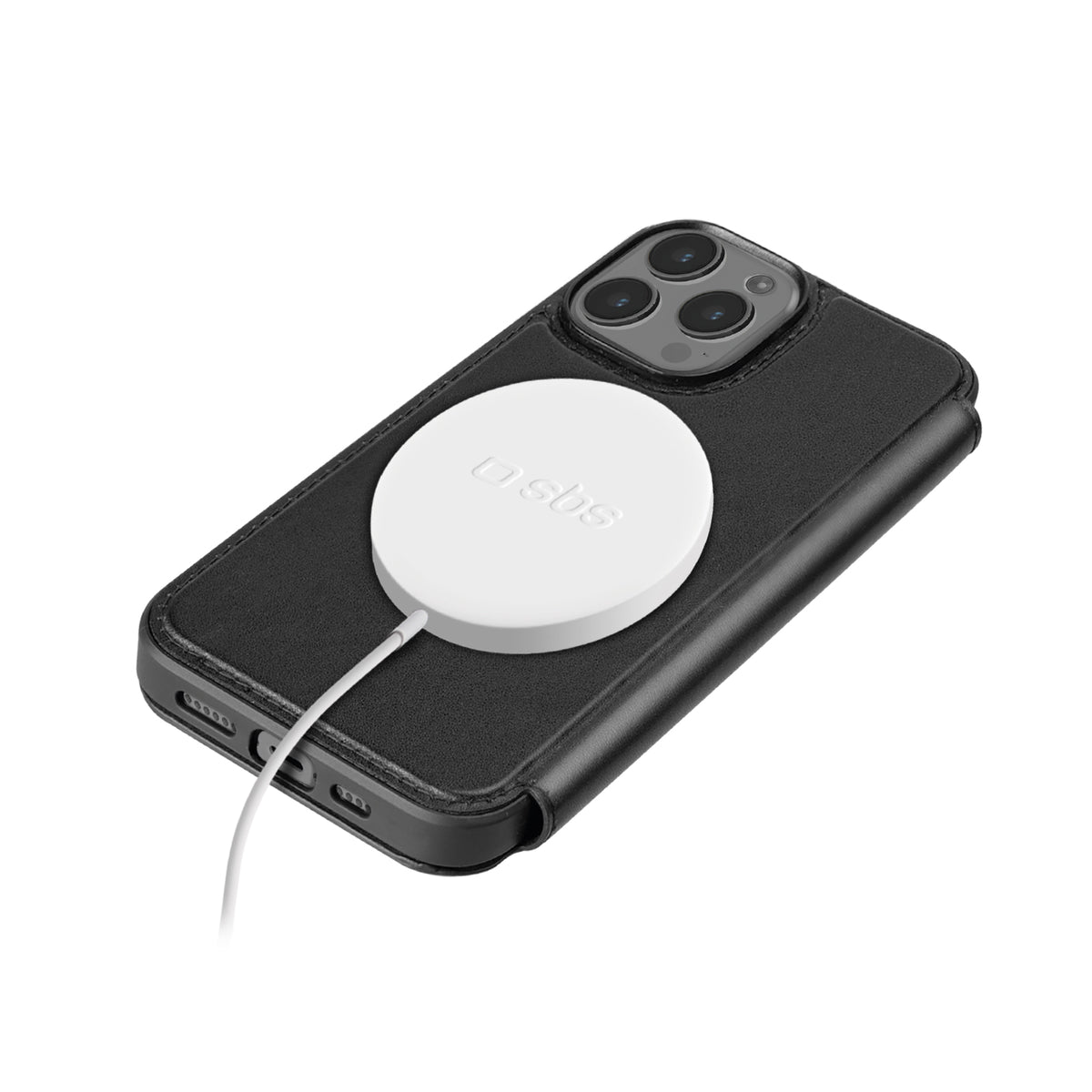 Custodia Book compatibile con MagSafe per iPhone 16 Pro Max
