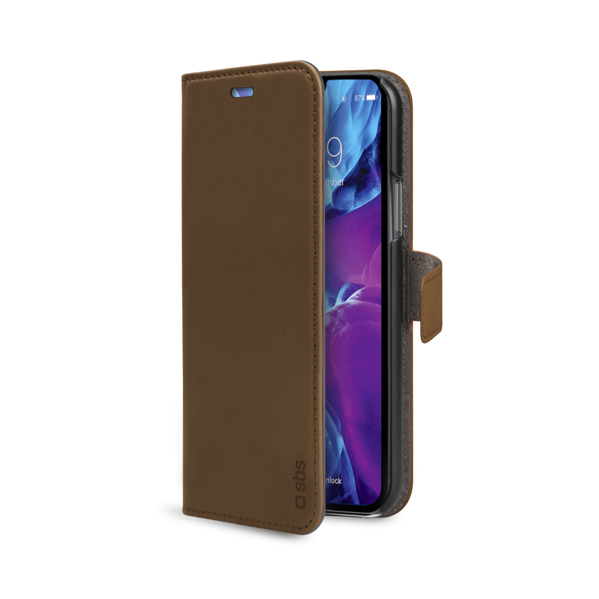 Book Case Wallet für iPhone 12 Mini mit Standfunktion