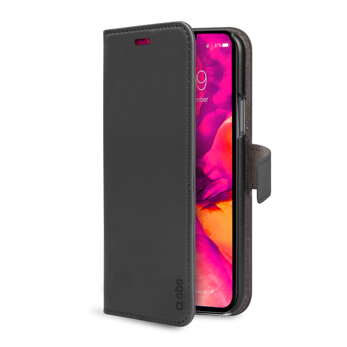 Book Case Wallet für iPhone 12/12 Pro mit Standfunktion