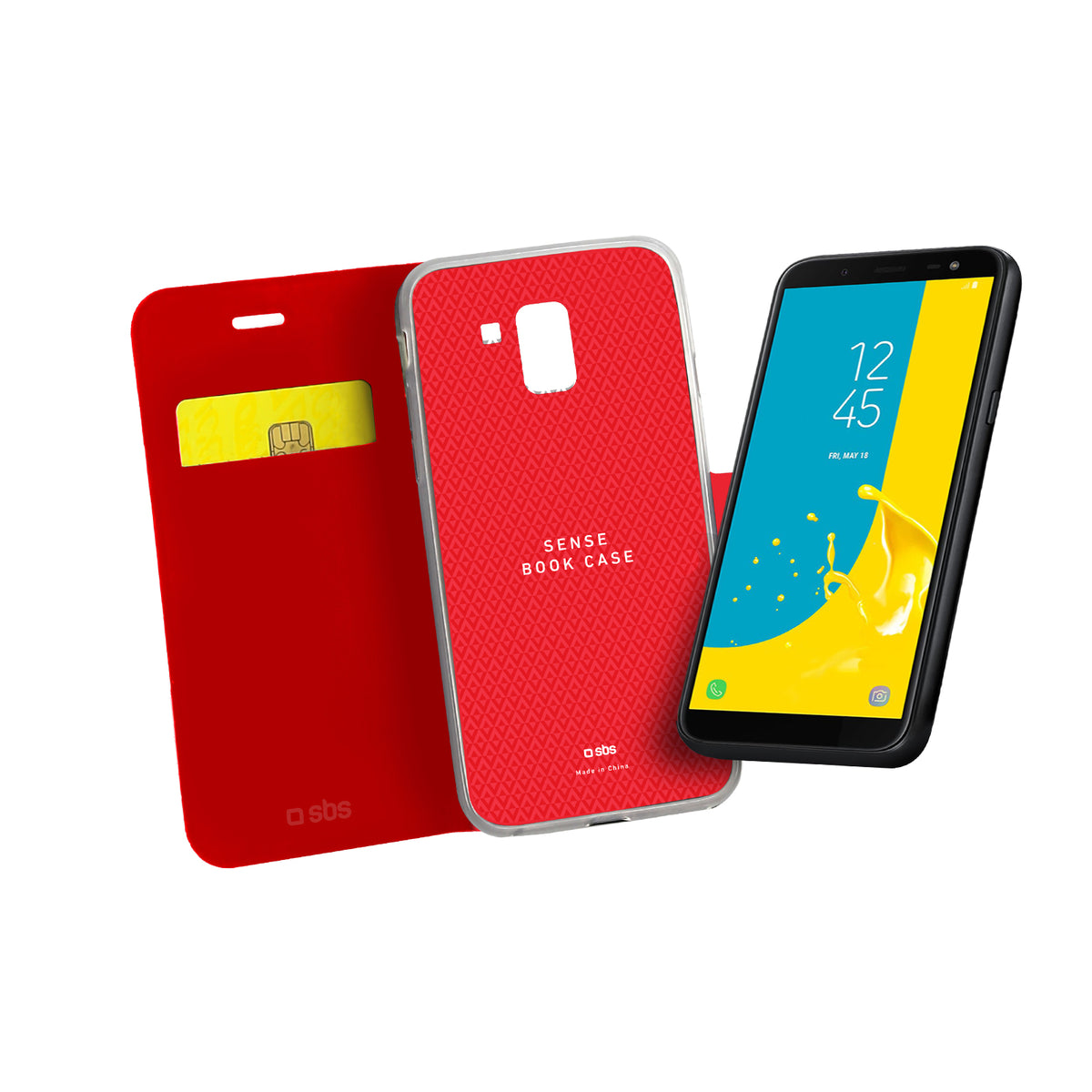 Handyhülle Book Sense für Samsung Galaxy J6