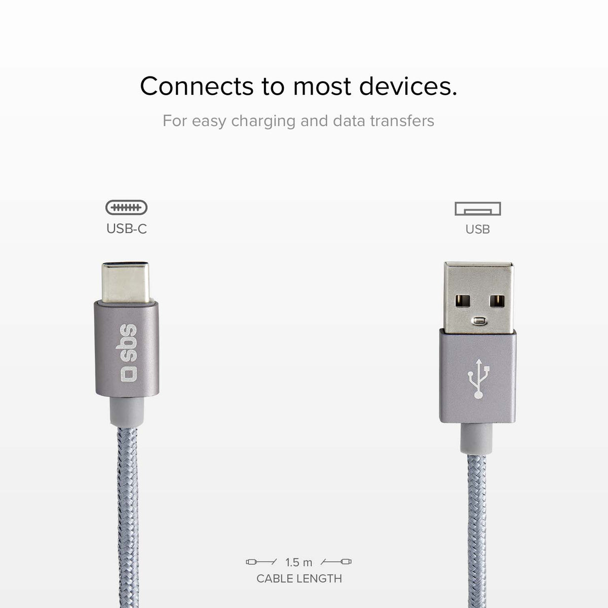 Ladekabel mit Typ C Ausgang