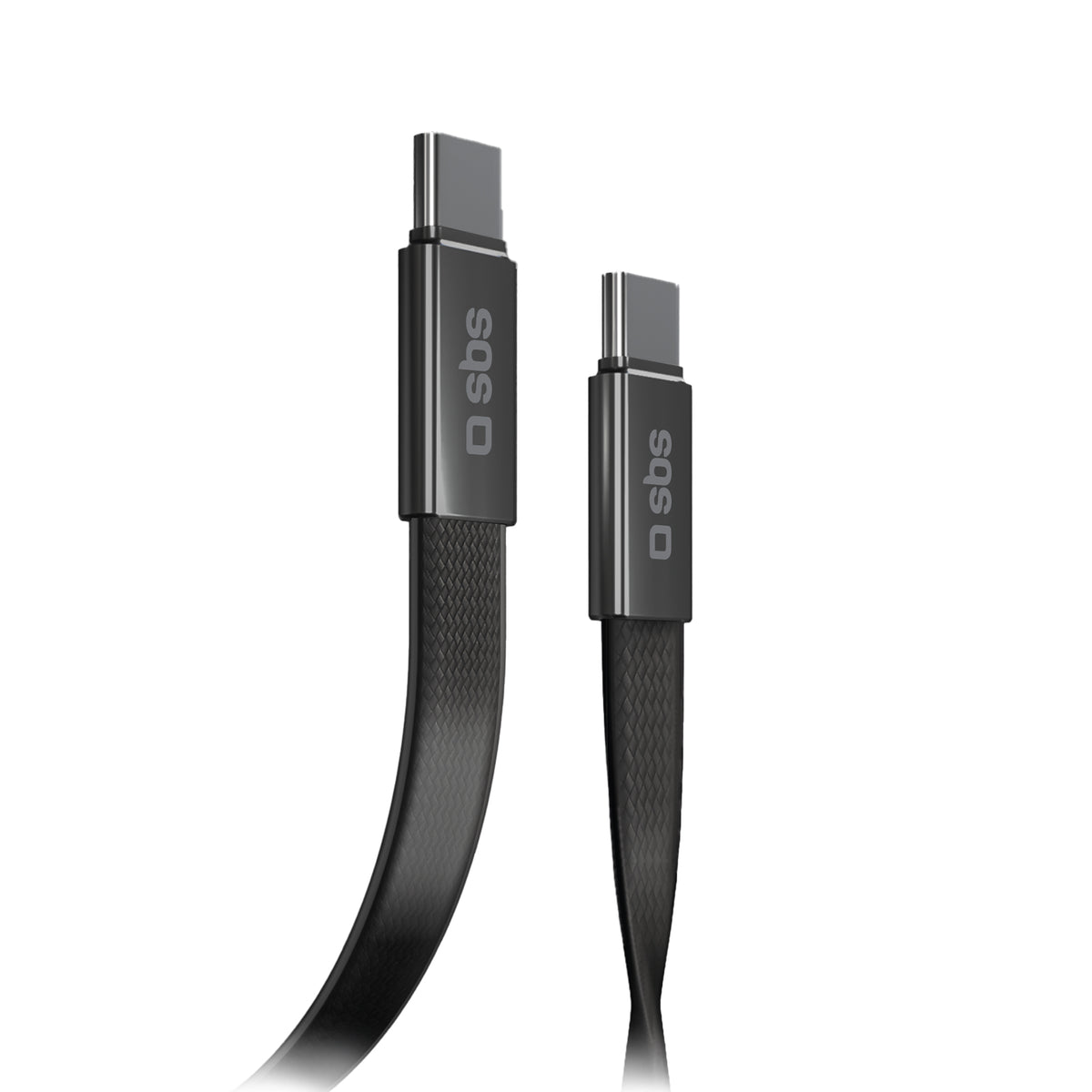 Schlankes Lade- und Datenkabel mit USB-C-2.0-Steckern, 1m