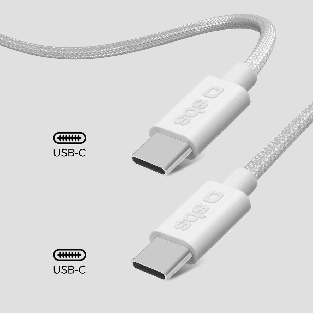 Lade- und Datenkabel USB-C 3.2, kompatibel mit Power Delivery zu 100W