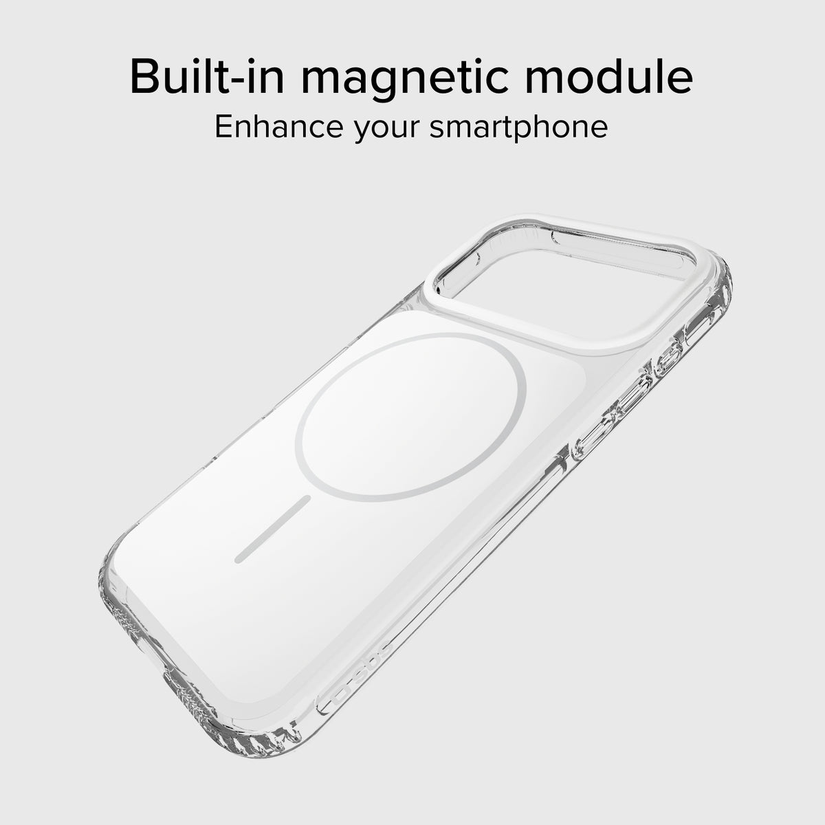 Cover magnetica compatibile con MagSafe con angoli antiurto per iPhone 17 Pro