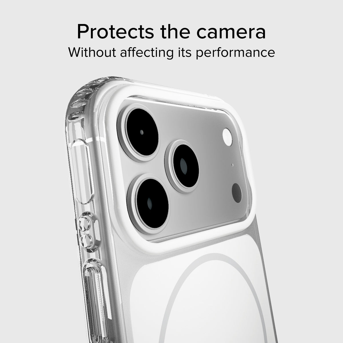 Cover magnetica compatibile con MagSafe con angoli antiurto per iPhone 17 Pro