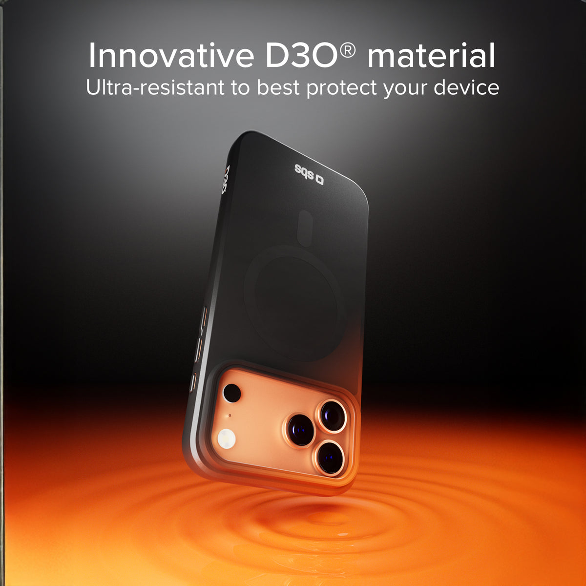 Cover per iPhone 17 Pro Max con tecnologia D3O