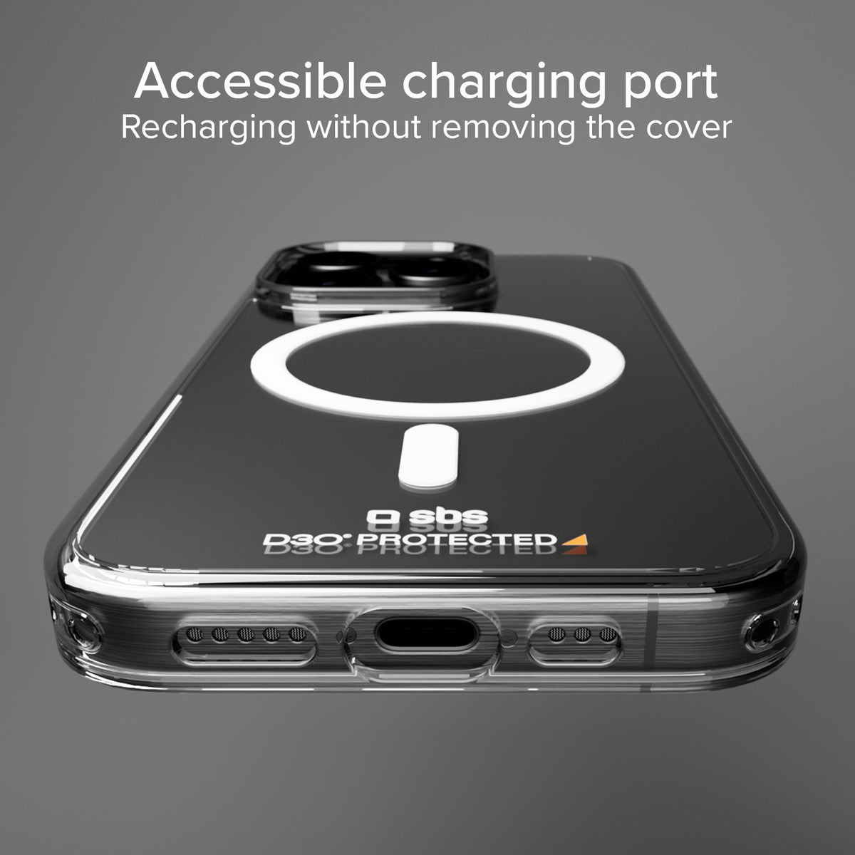 Extrem widerstandsfähiges Cover für iPhone 15 Pro mit D3O-Technologie