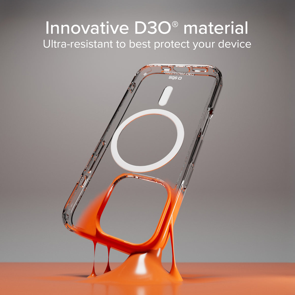 Ultra-strong case for iPhone 15 Pro Max with D3O technology