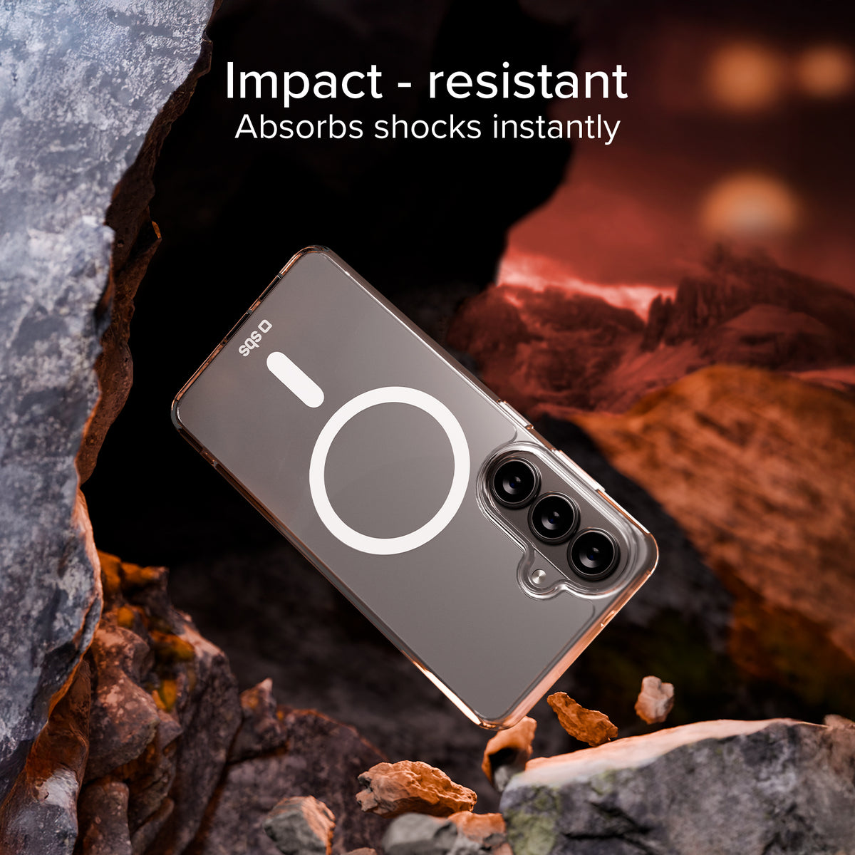 Extrem widerstandsfähiges Cover für Samsung S26+ mit D3O-Technologie