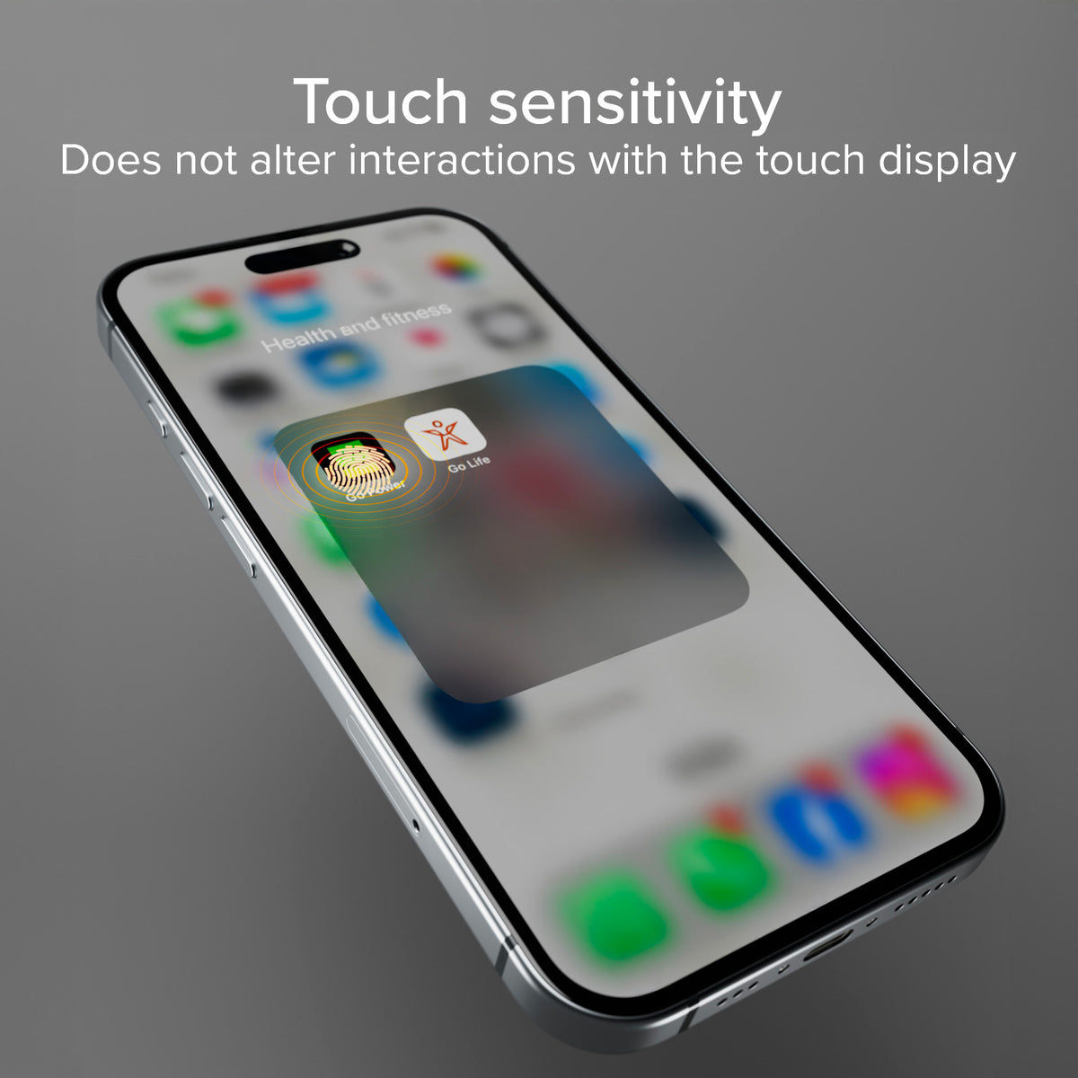 Ultra-strong screen protector for iPhone 16 Pro with D3O technology