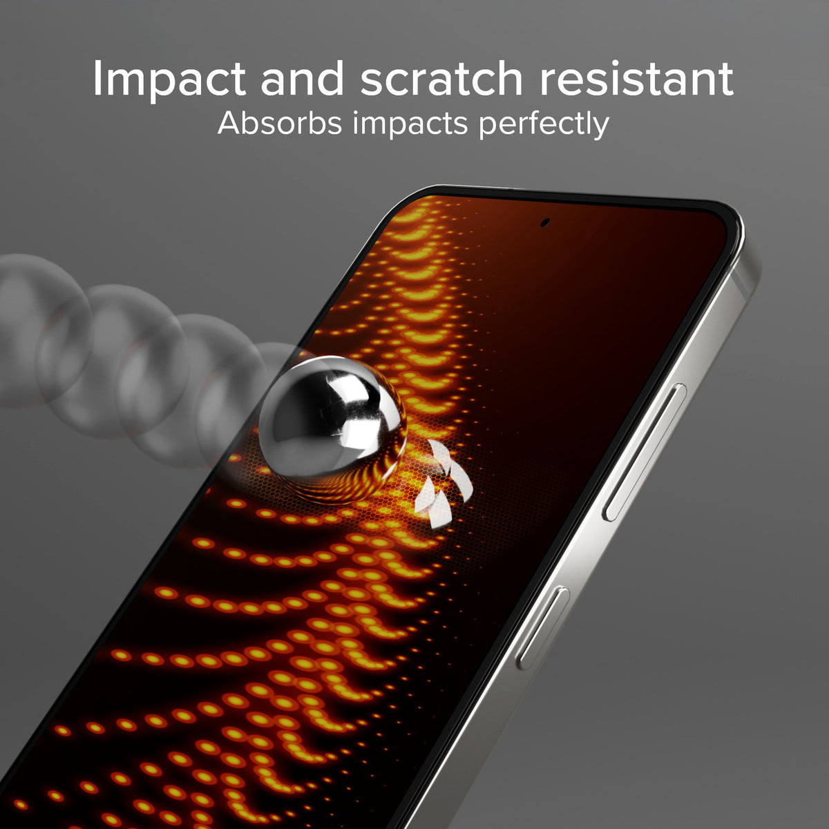 Extrem widerstandsfähiges Glas für Samsung Galaxy S24+ mit D3O-Technologie