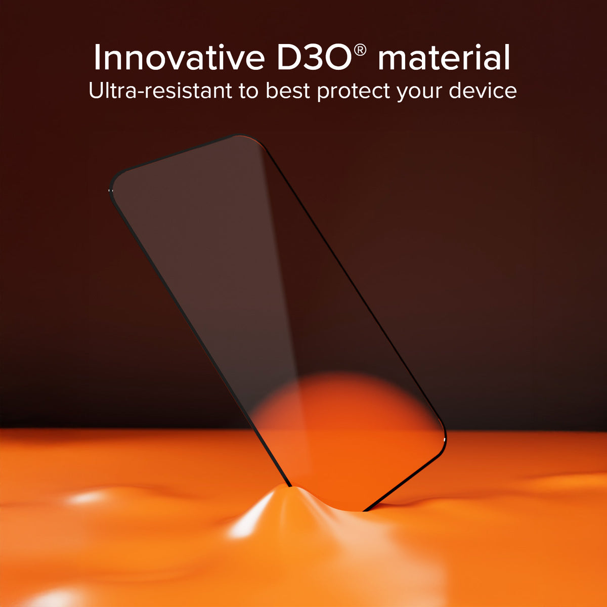 Extrem widerstandsfähiges Glas für Samsung Galaxy S24+ mit D3O-Technologie