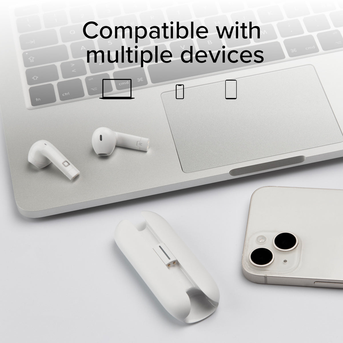 Auriculares TWS táctiles con estuche de carga