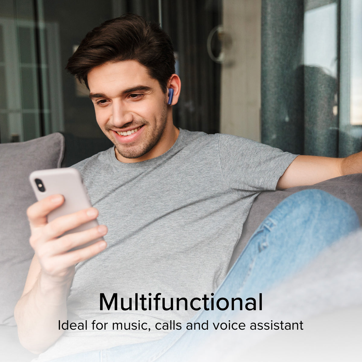 TWS One Color – kabellose Ohrhörer mit True-Wireless-Stereo-Technologie