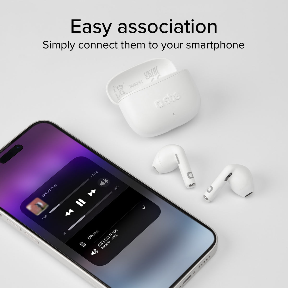 Auricolari TWS semi in-ear