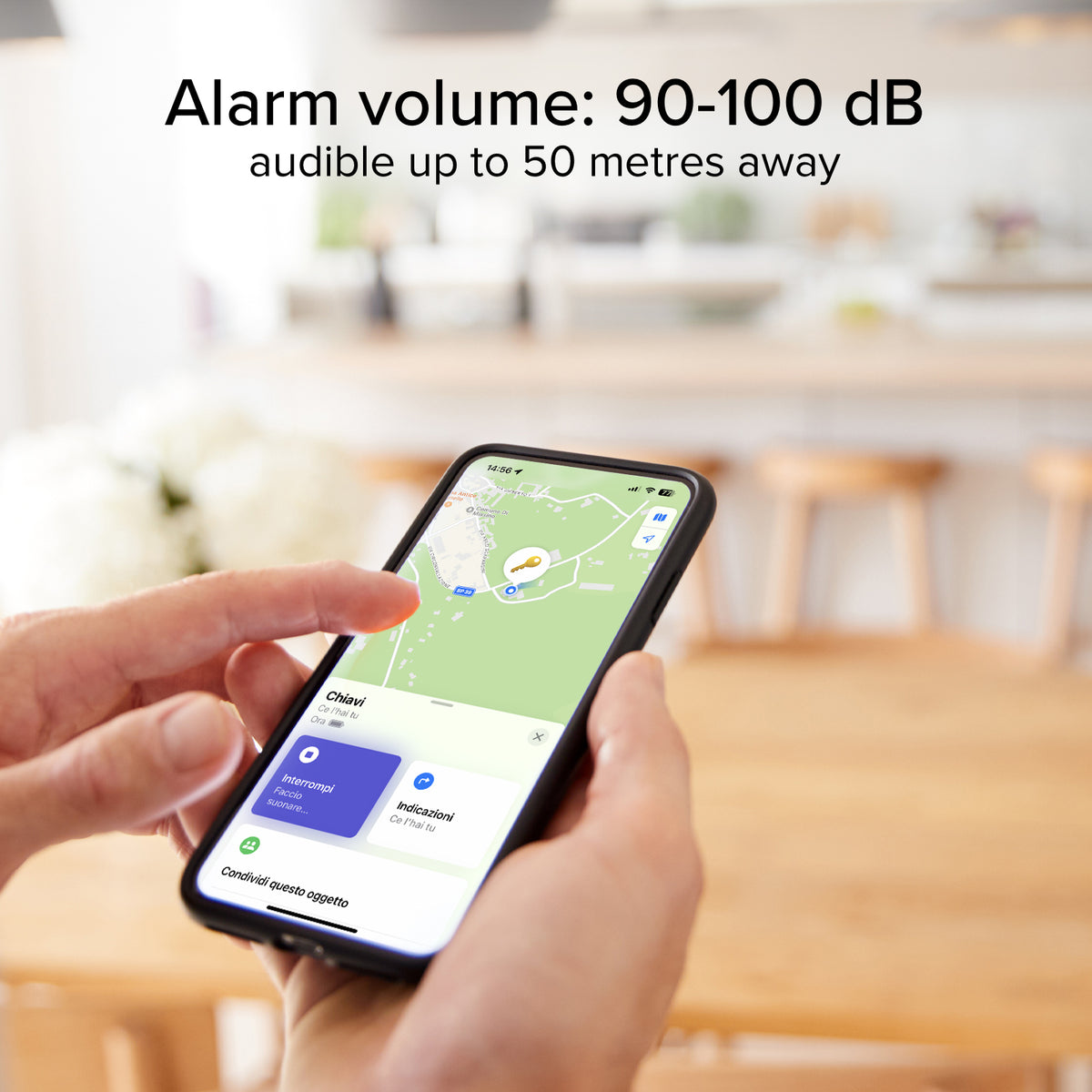 Tracker kompatibel mit der App Find My von Apple