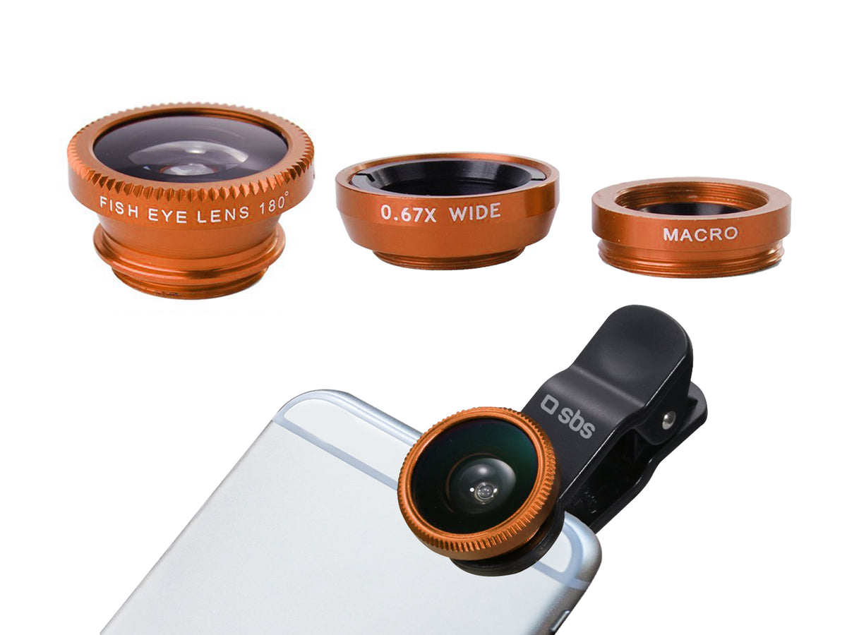 Lens Kit 3 in 1 for smartphone